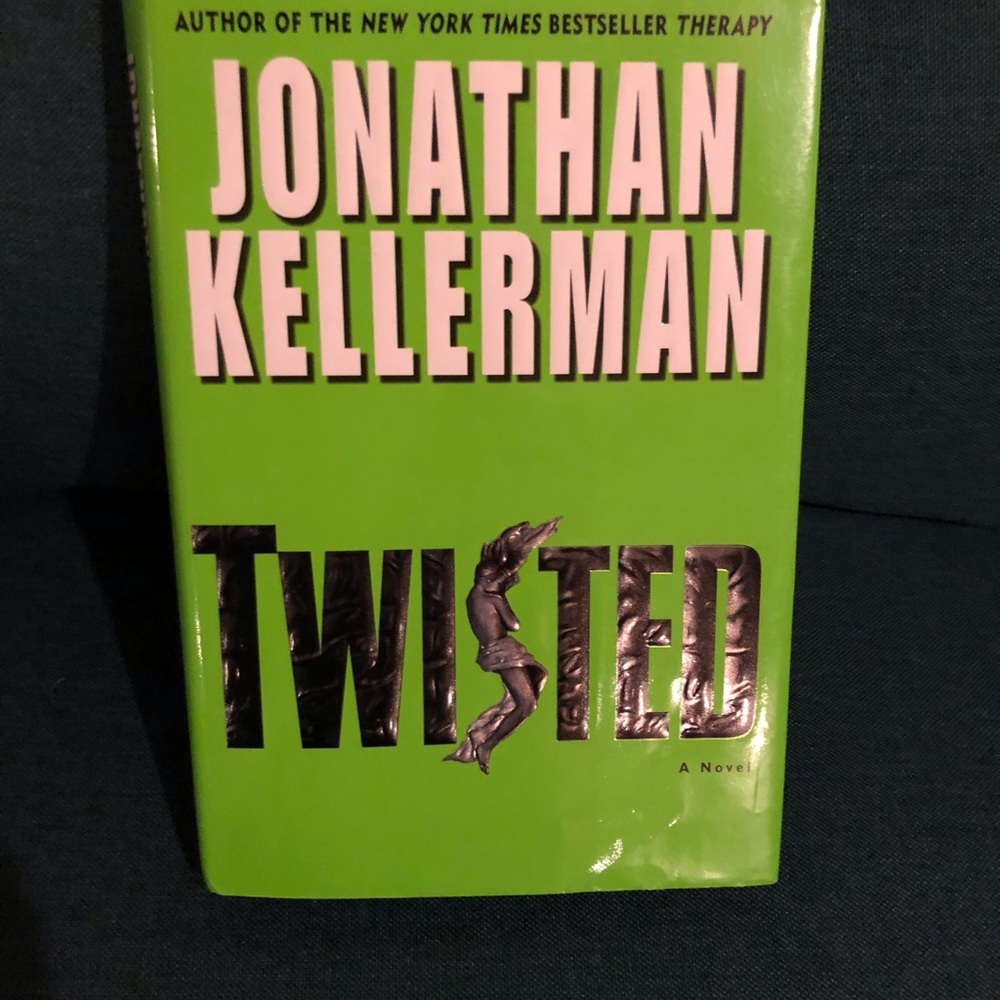 Green 'Twisted' Book by Jonathan Kellerman